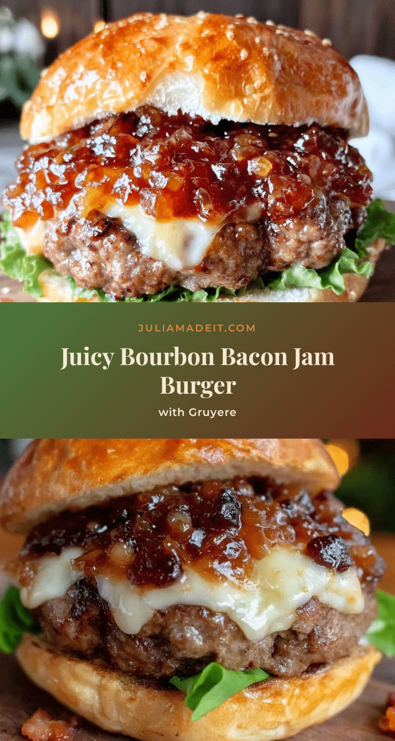 bourbon bacon jam burger recipe