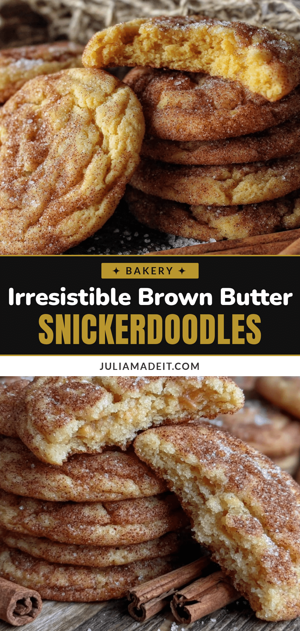 brown butter snickerdoodles recipe