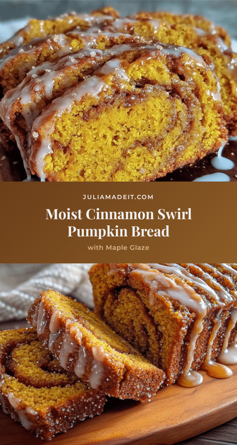 cinnamon swirl pumpkin bread recipe