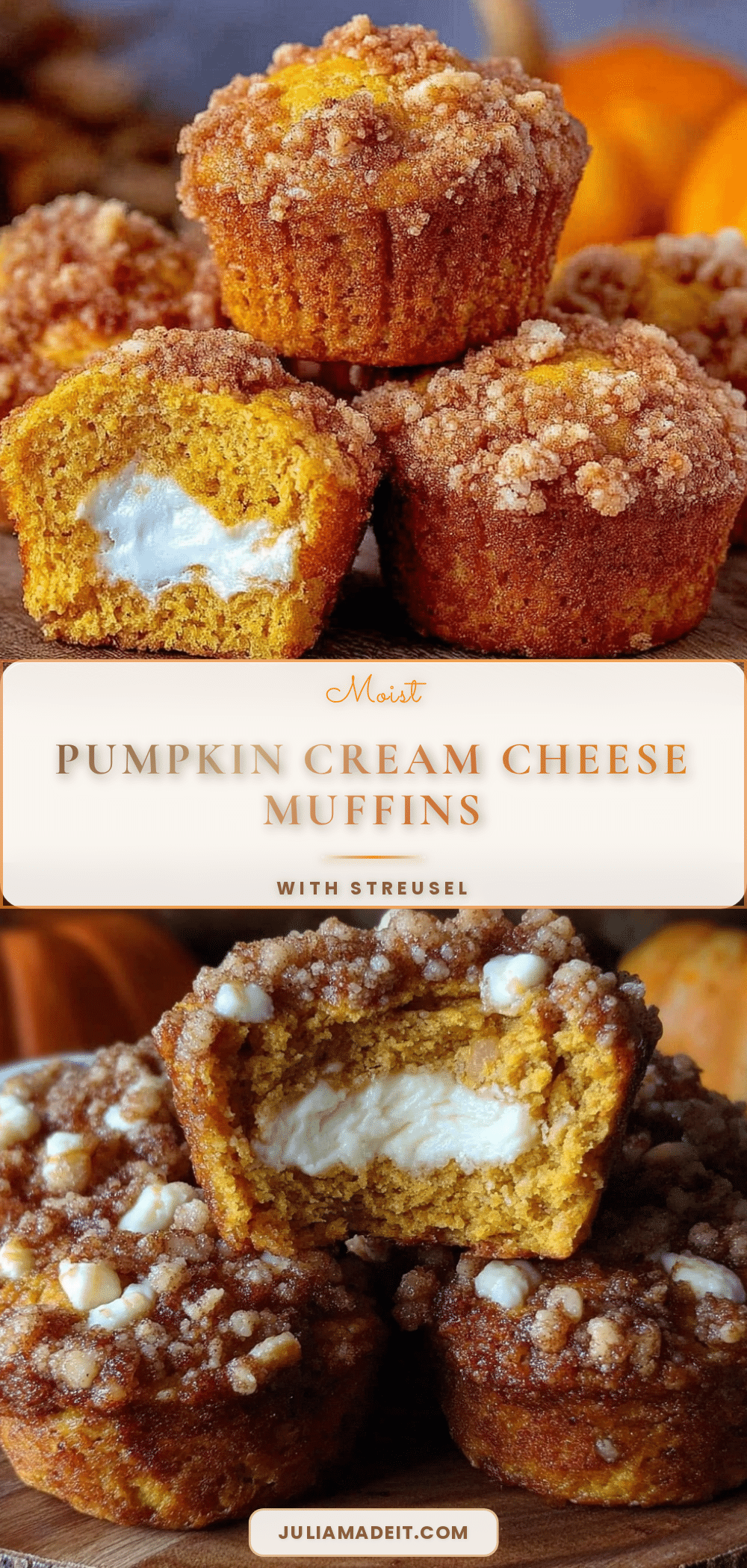 cozy pumpkin cream cheese muffins recipe