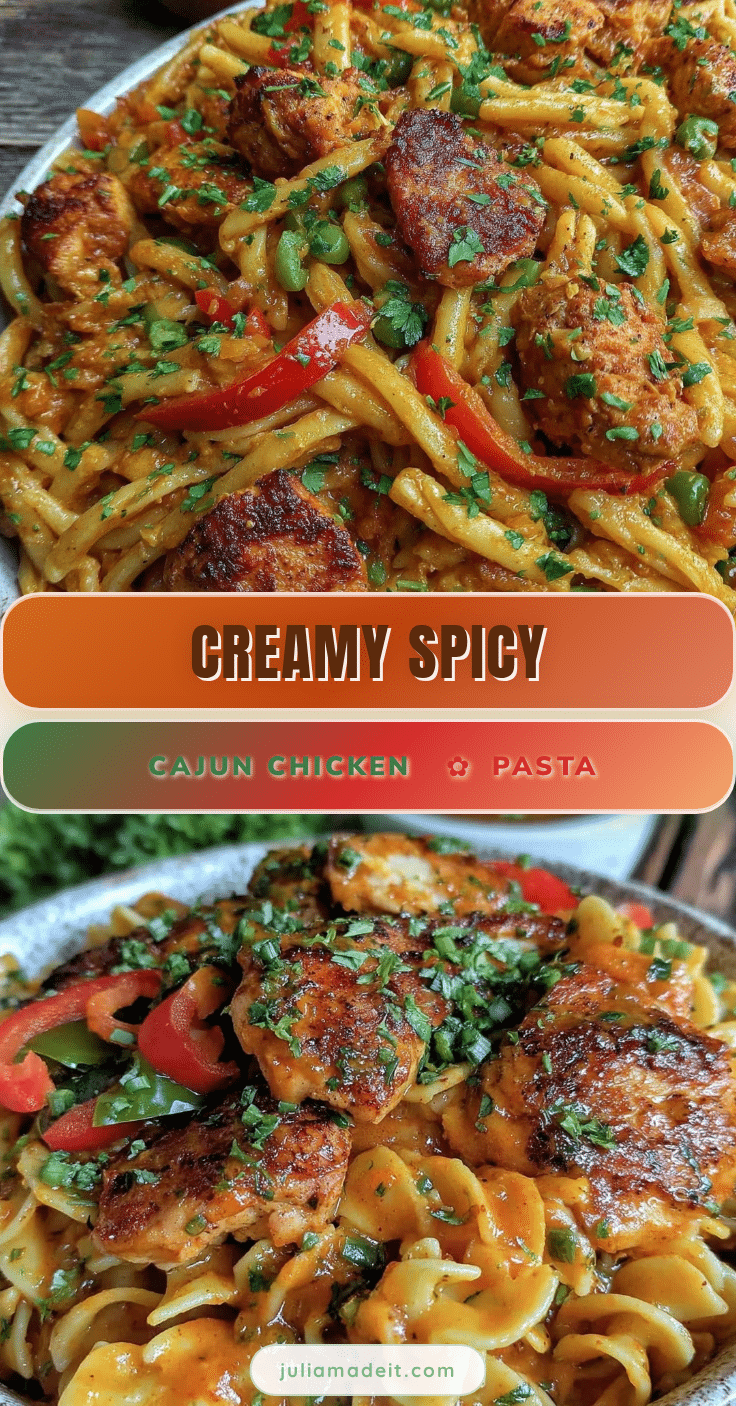 creamy cajun chicken pasta recipe