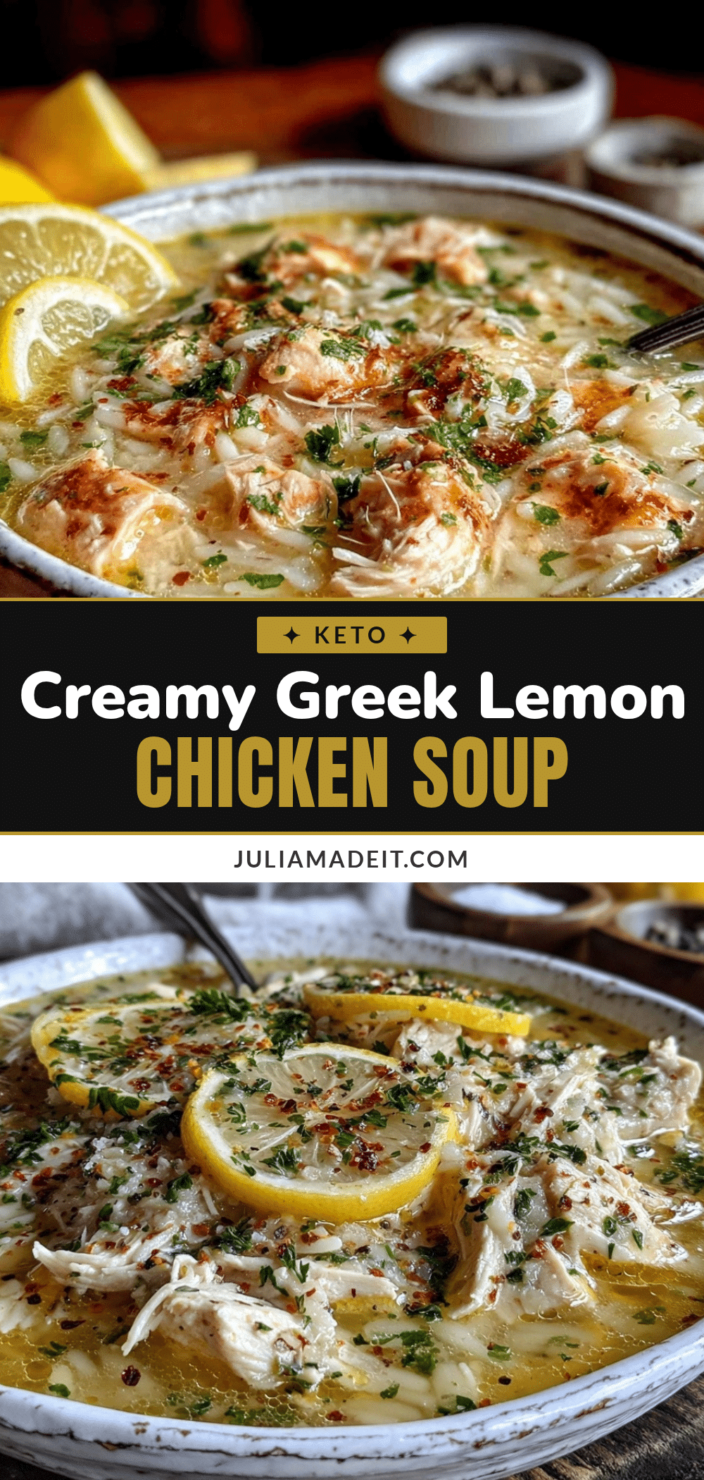 creamy greek lemon chicken soup recipe