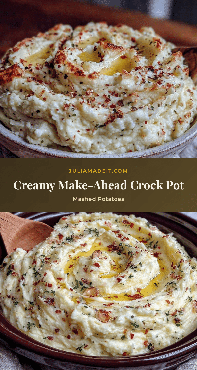 creamy make-ahead mashed potatoes recipe