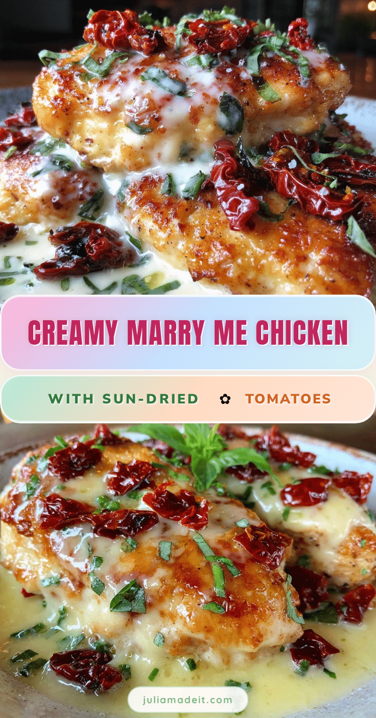 creamy marry me chicken recipe