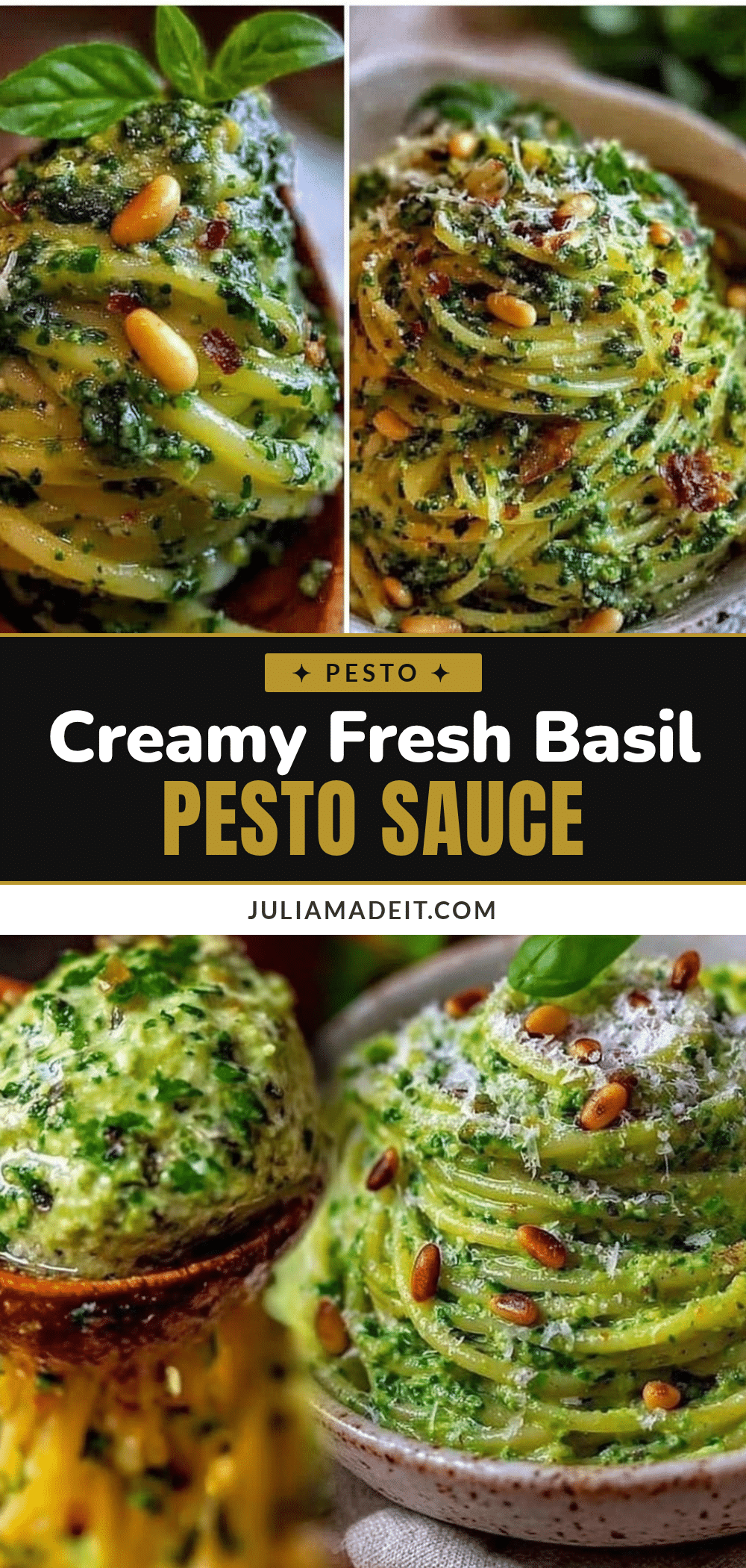 creamy pesto sauce recipe