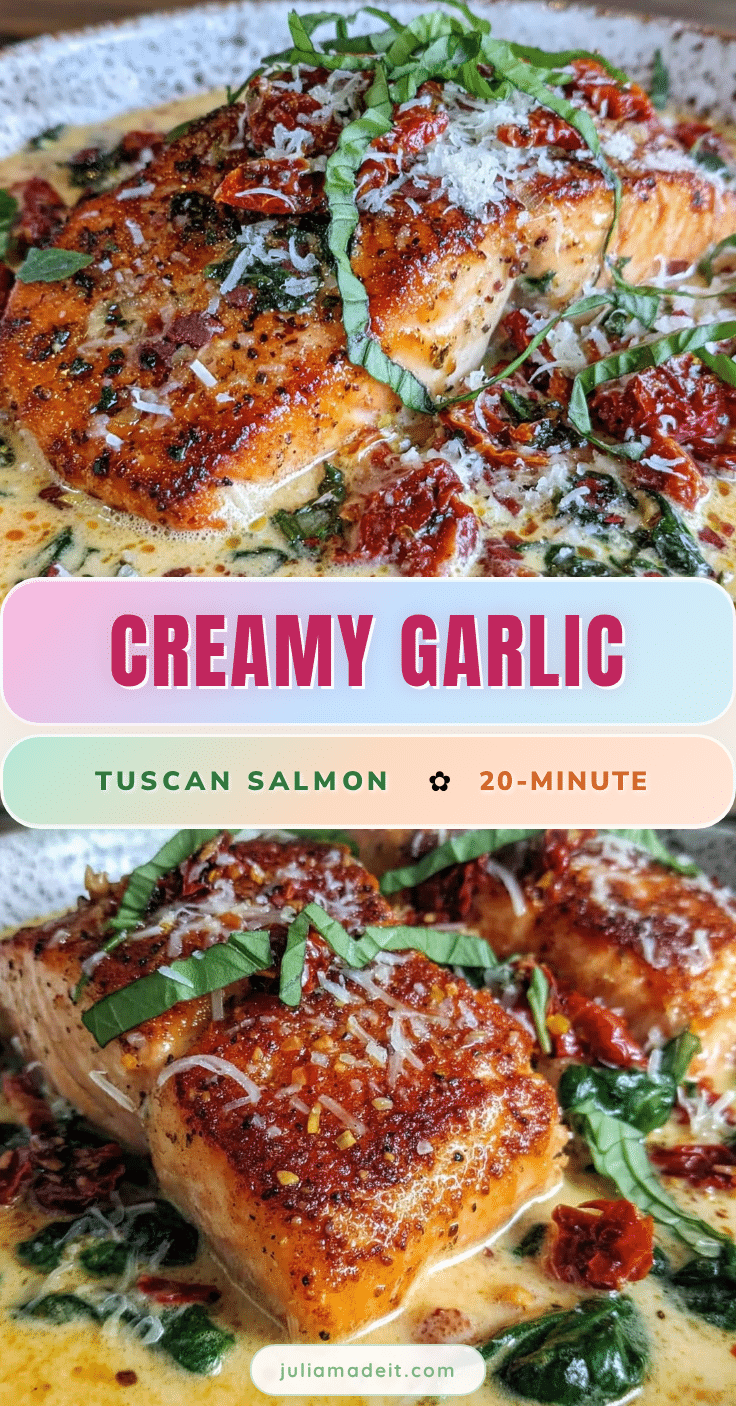 creamy tuscan salmon recipe recipe