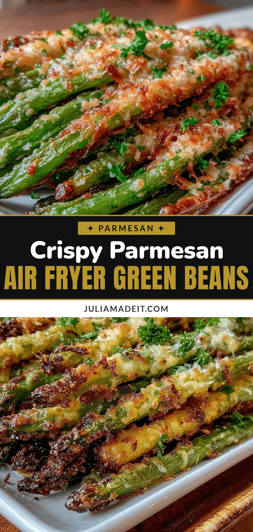 crispy air fryer green beans recipe