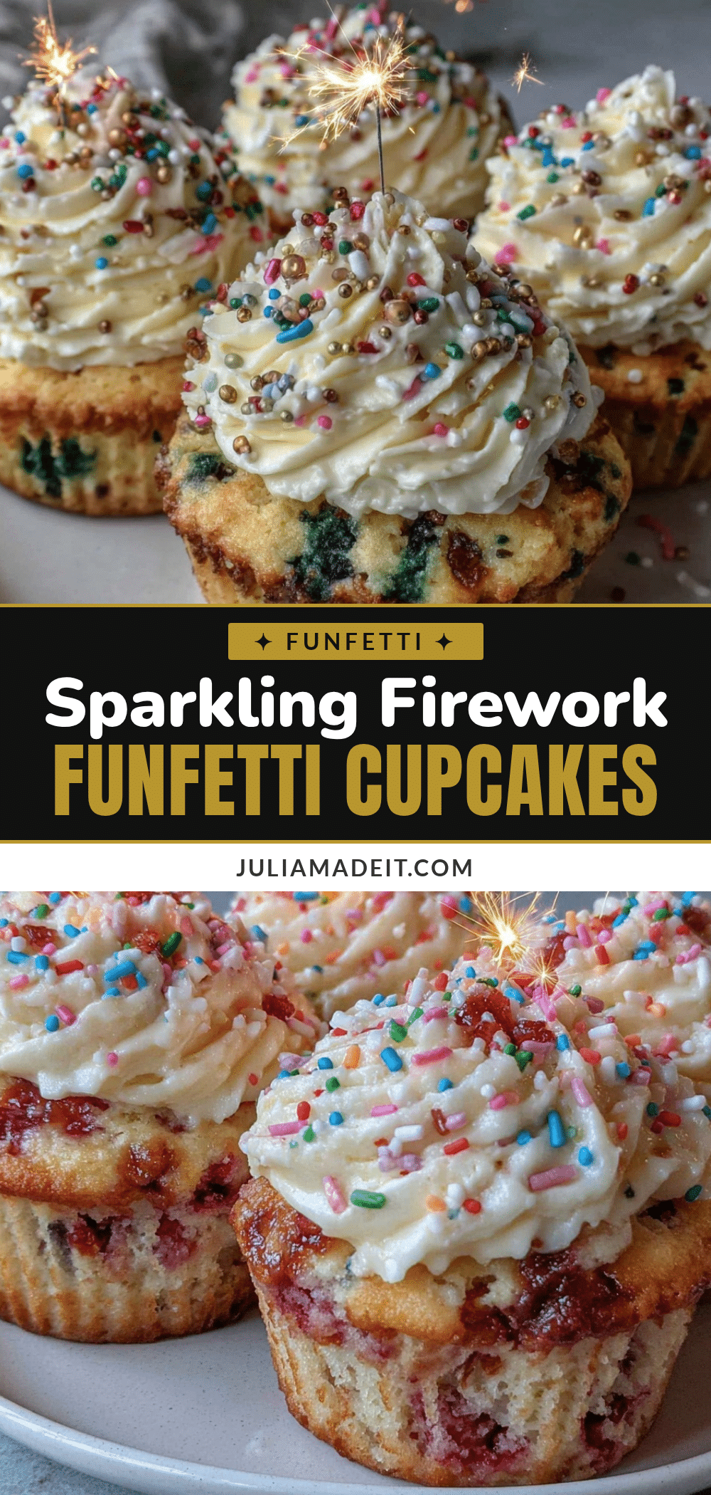 festive firework funfetti cupcakes recipe
