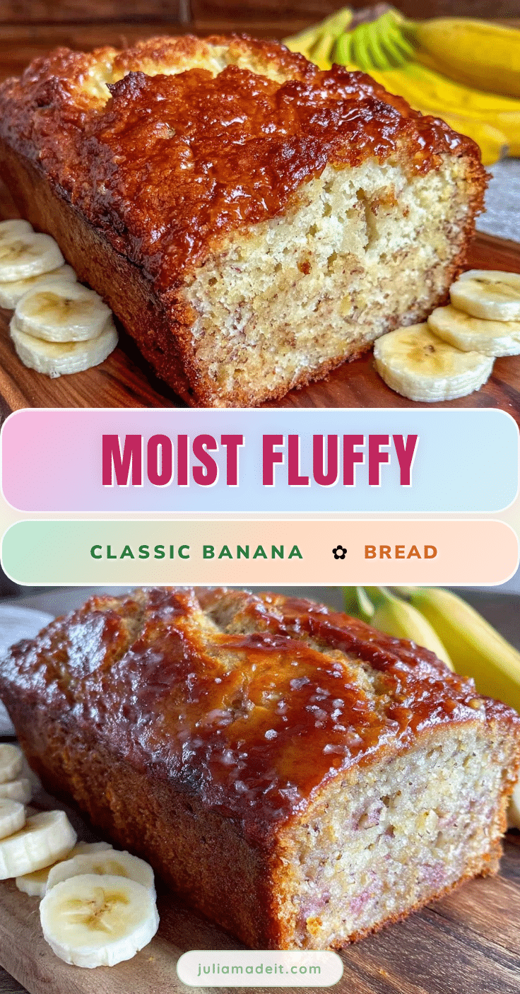 fluffy classic banana bread recipe