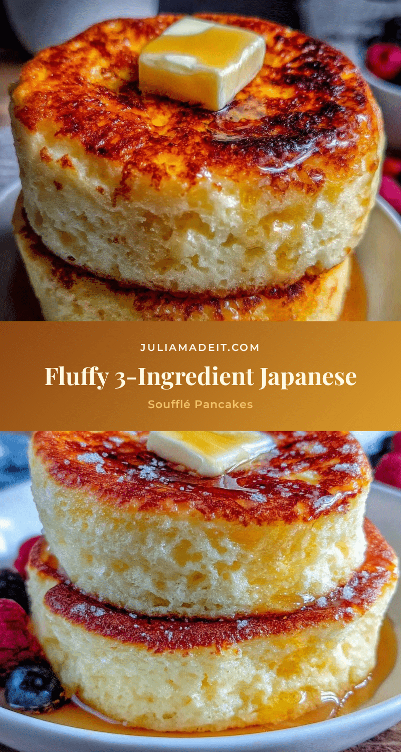 fluffy Japanese soufflé pancakes recipe