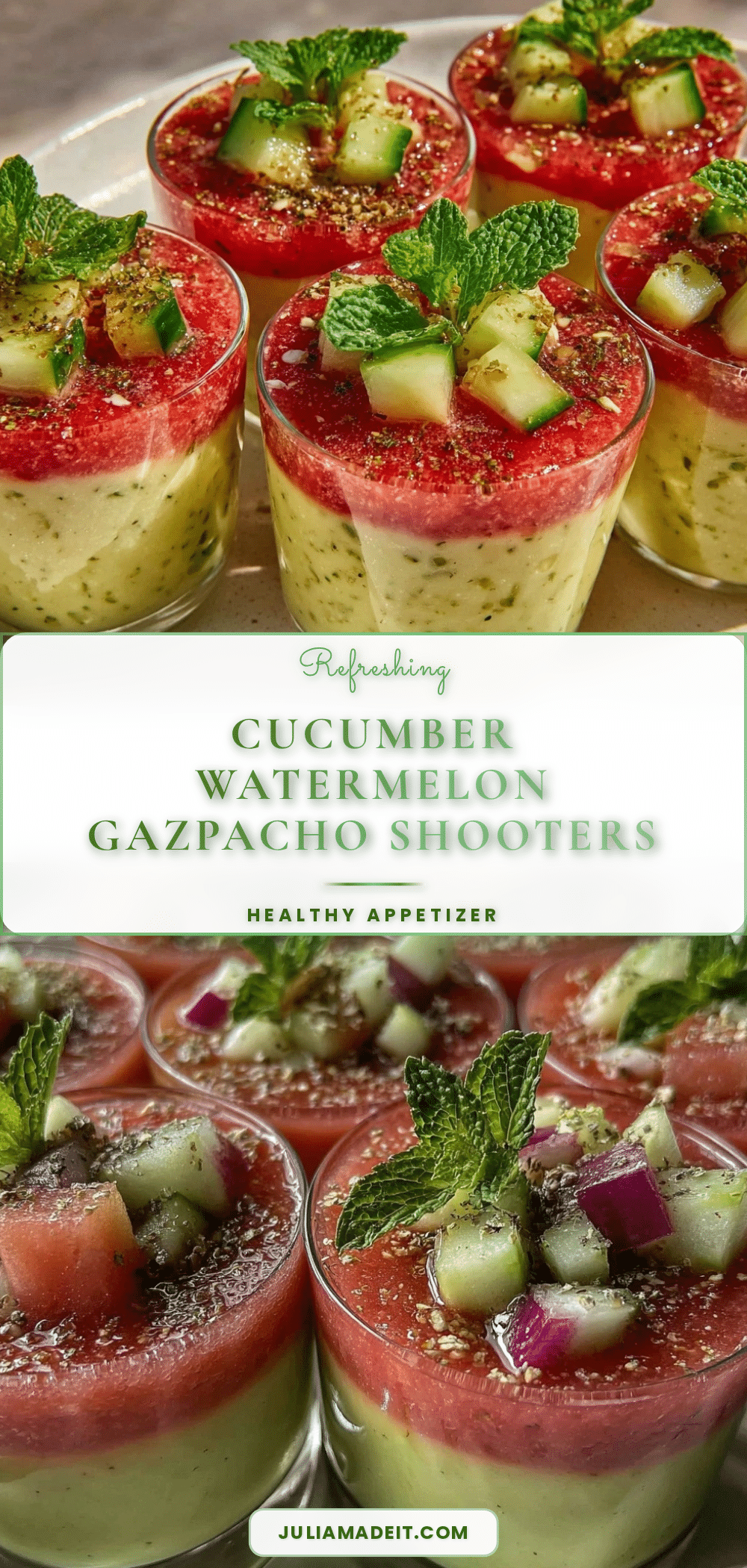 fresh cucumber watermelon gazpacho shooters recipe