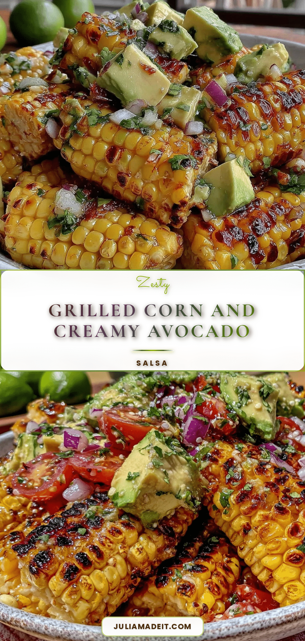 fresh grilled corn and avocado summer salsa recipe