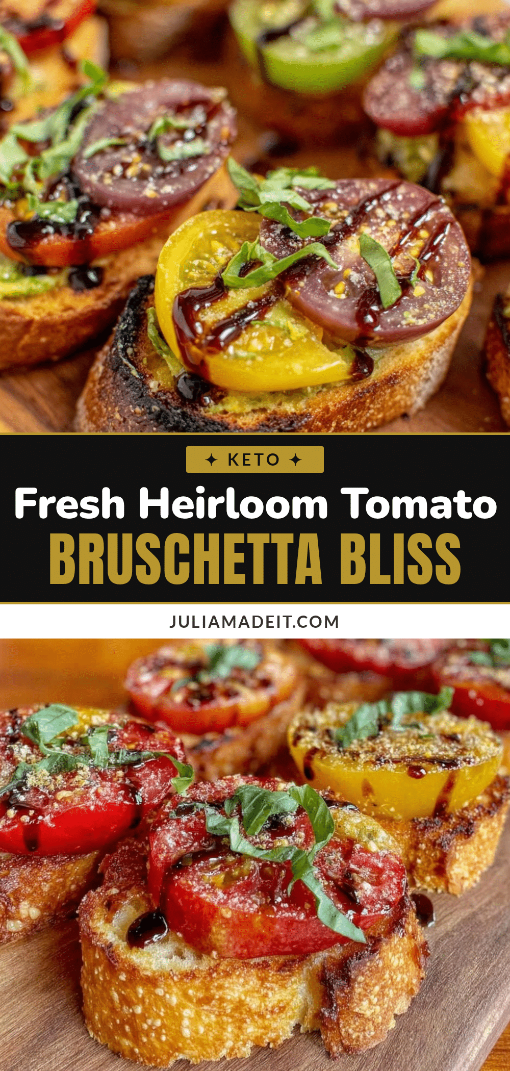 fresh heirloom tomato bruschetta recipe