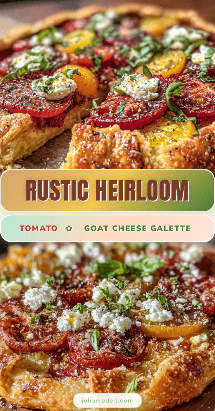 fresh heirloom tomato galette recipe
