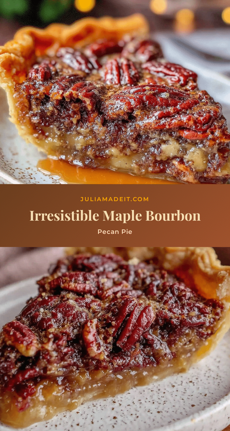 maple bourbon pecan pie recipe