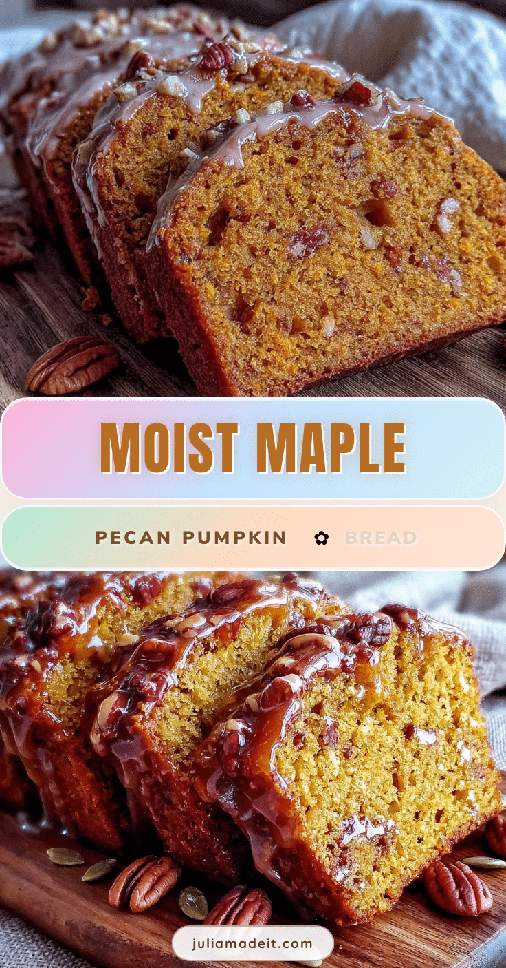 maple pecan pumpkin bread recipe