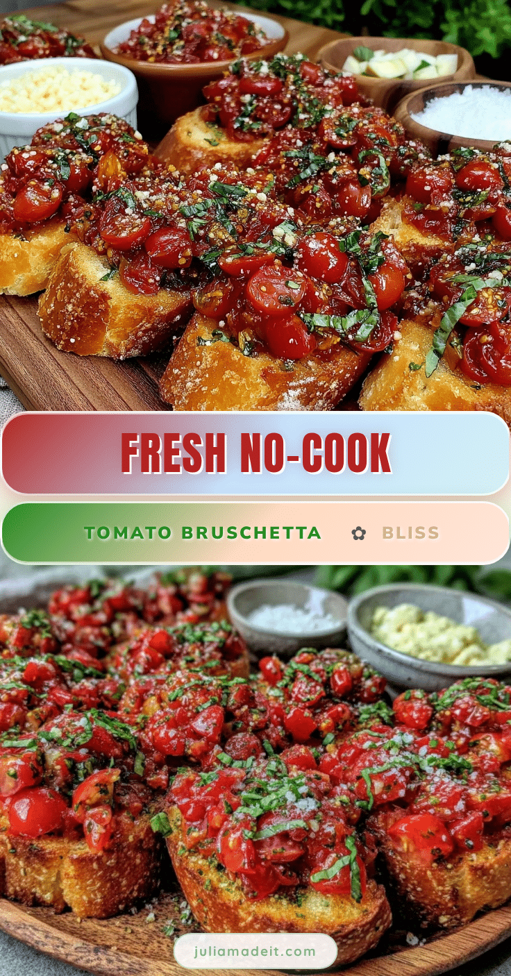 no cook tomato bruschetta bar recipe