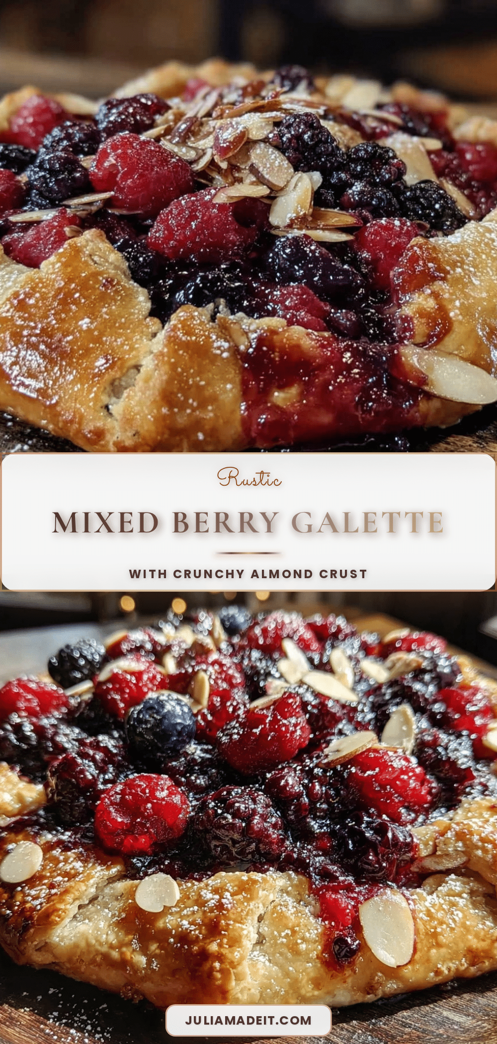 rustic mixed berry galette recipe