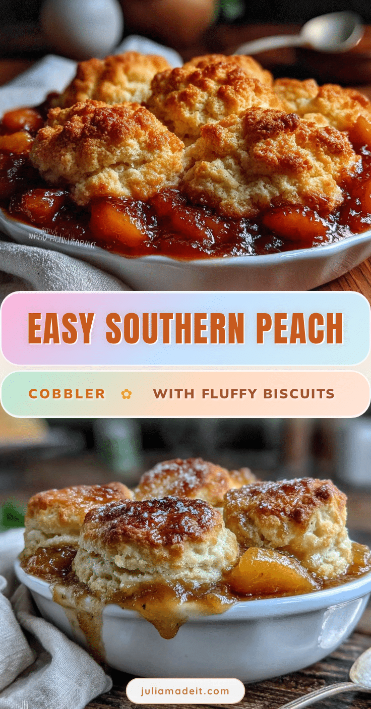 southern peach cobbler recipe