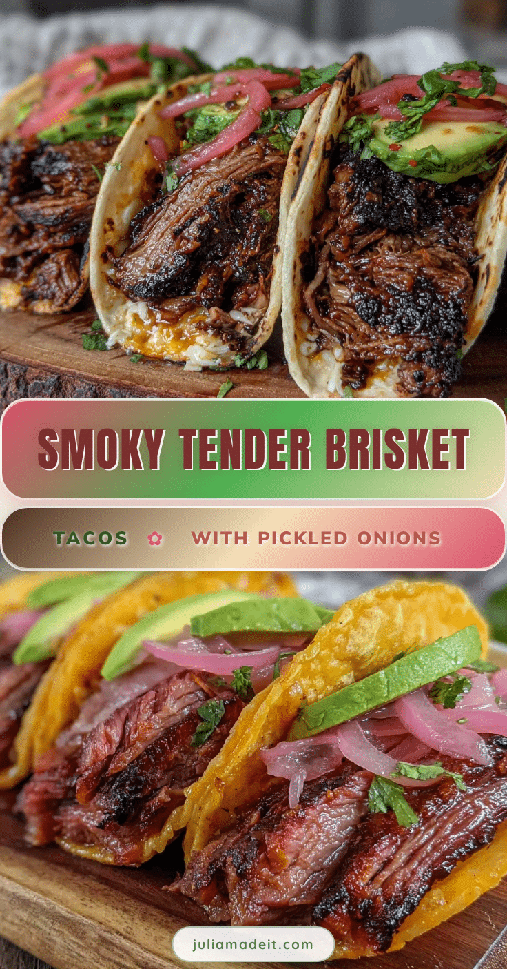 tender smoked brisket tacos recipe