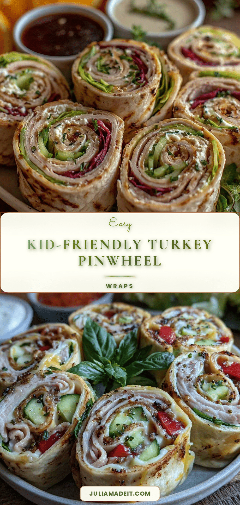 turkey pinwheel wraps recipe