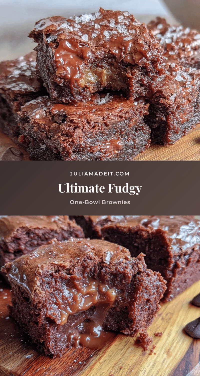 ultimate fudgy one-bowl brownies recipe