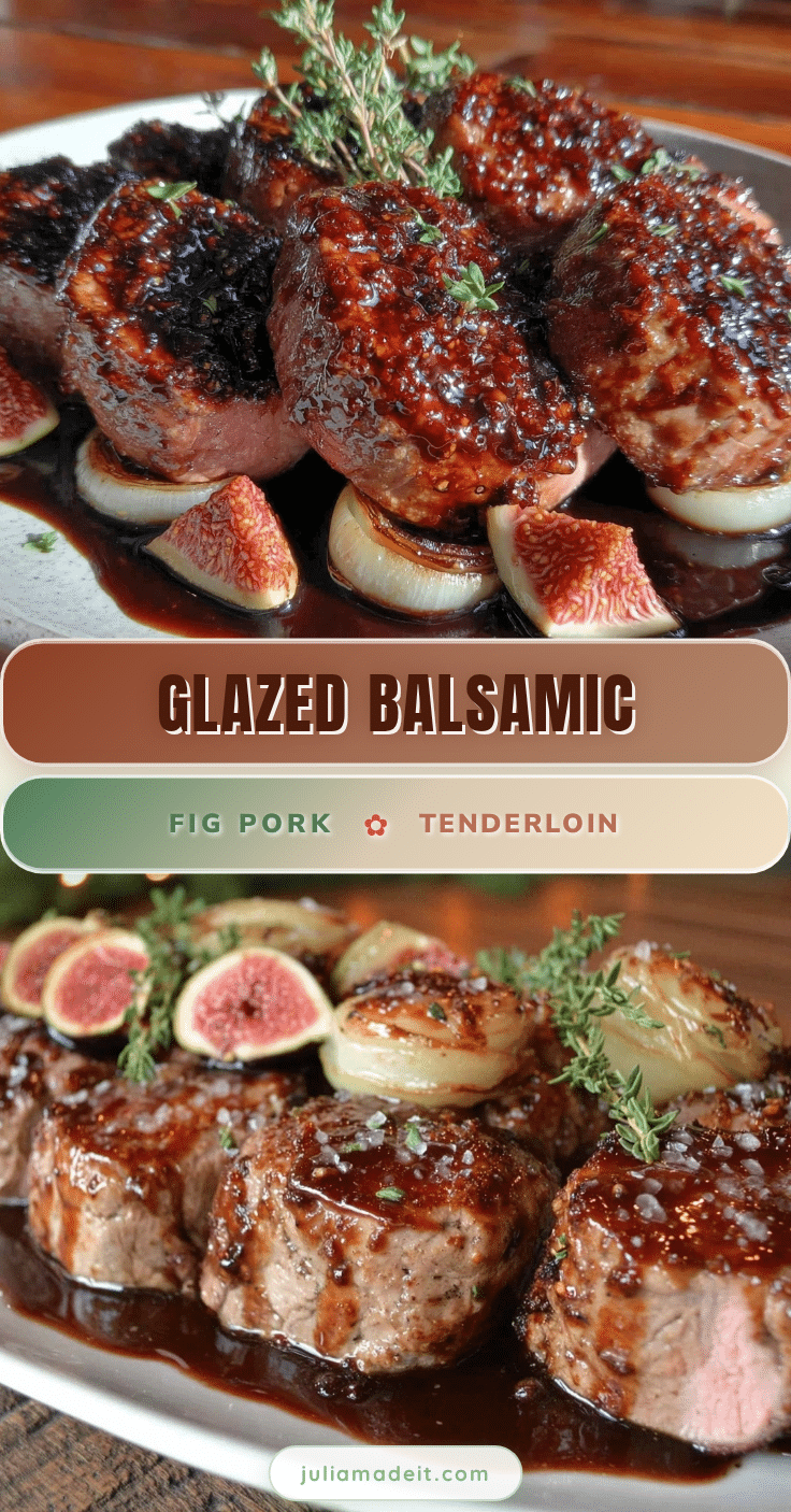 balsamic fig glazed pork tenderloin recipe