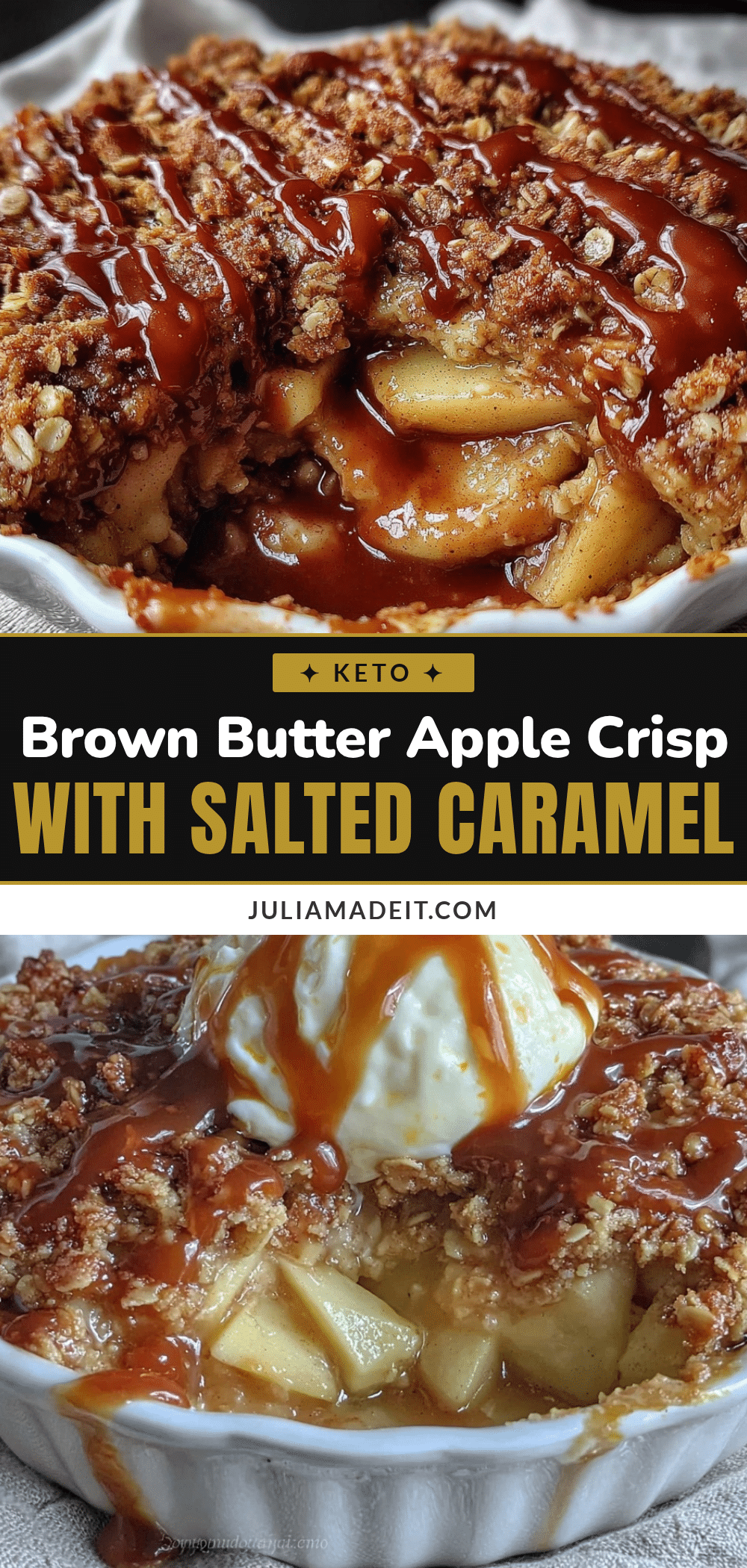 brown butter apple crisp recipe