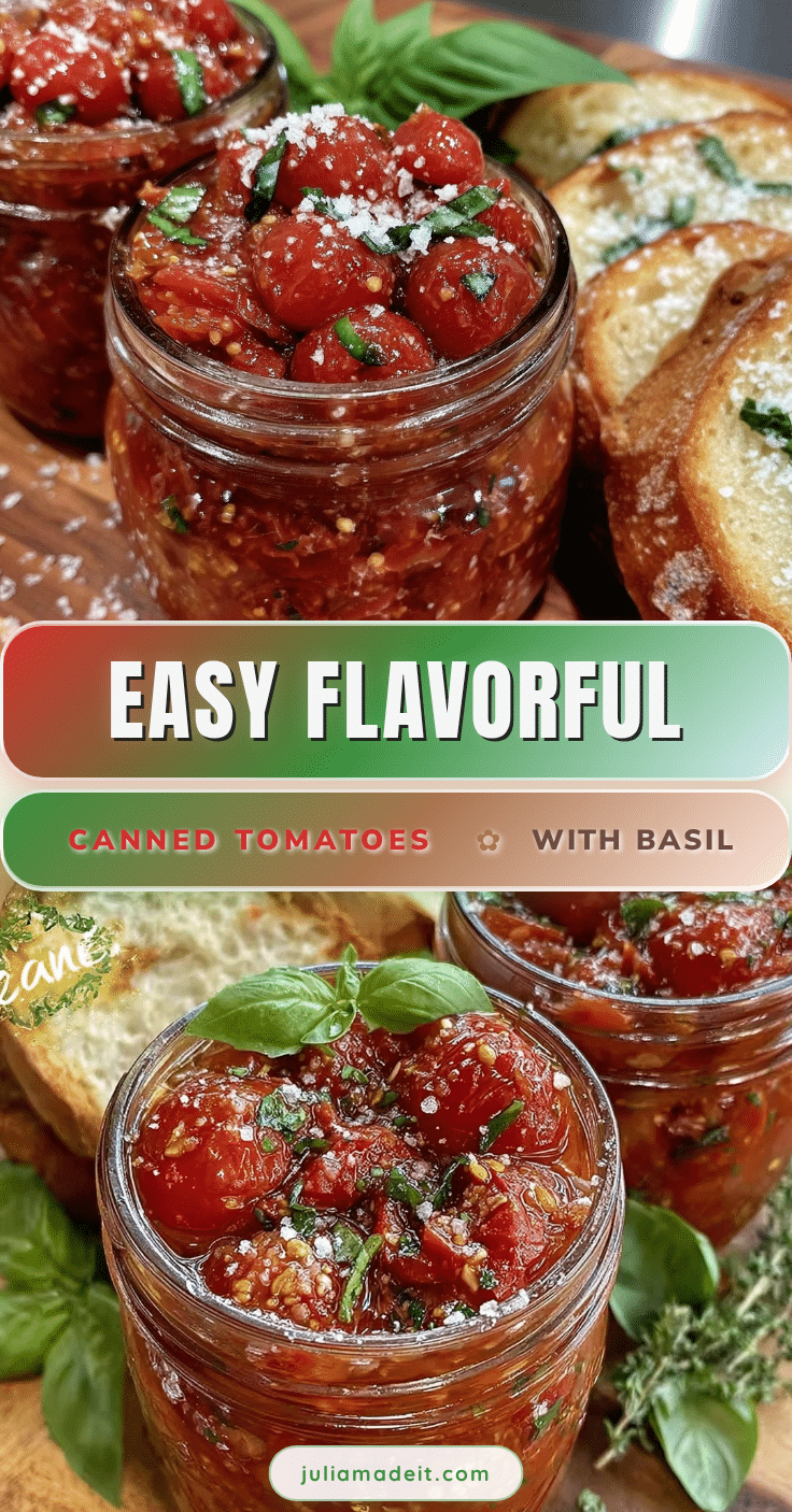 canned diced tomatoes with basil sea salt recipe