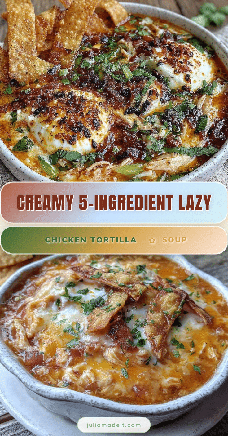 creamy chicken tortilla soup recipe