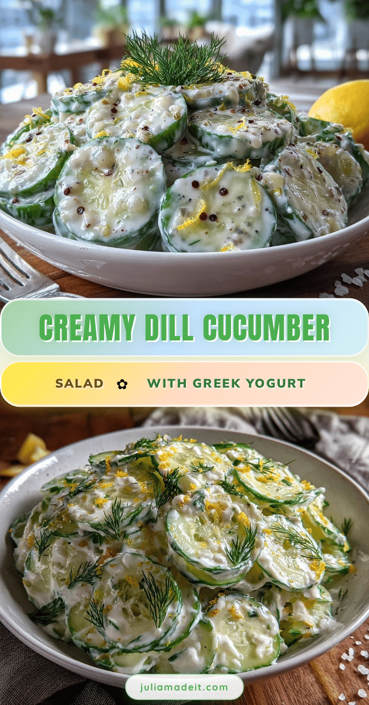 creamy cucumber salad recipe