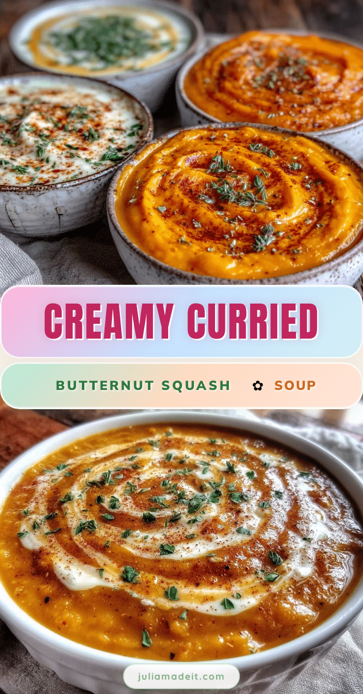 creamy roasted butternut squash soup recipe