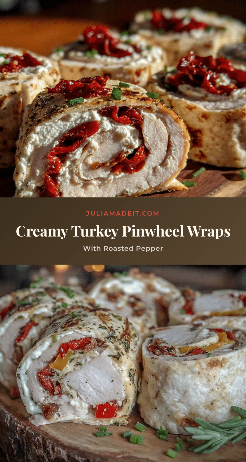 creamy turkey pinwheel wraps recipe