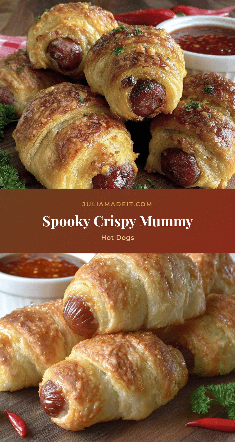 crispy mummy hot dog crescent rolls recipe