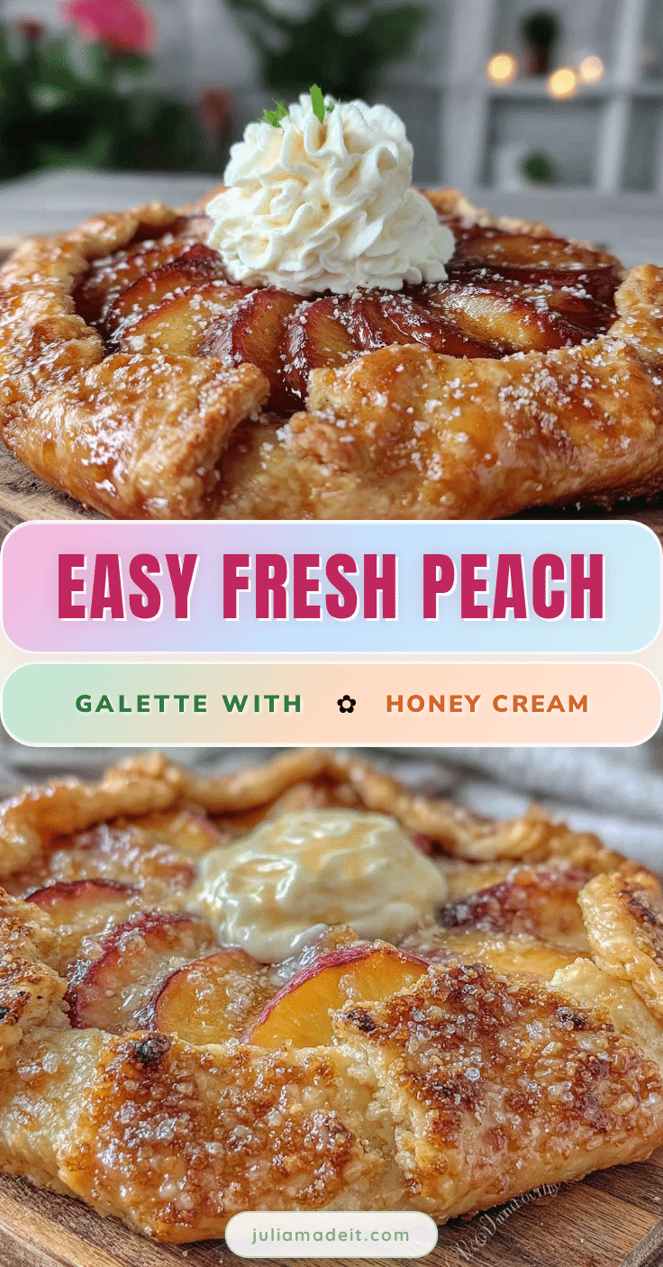 easy fresh peach galette recipe