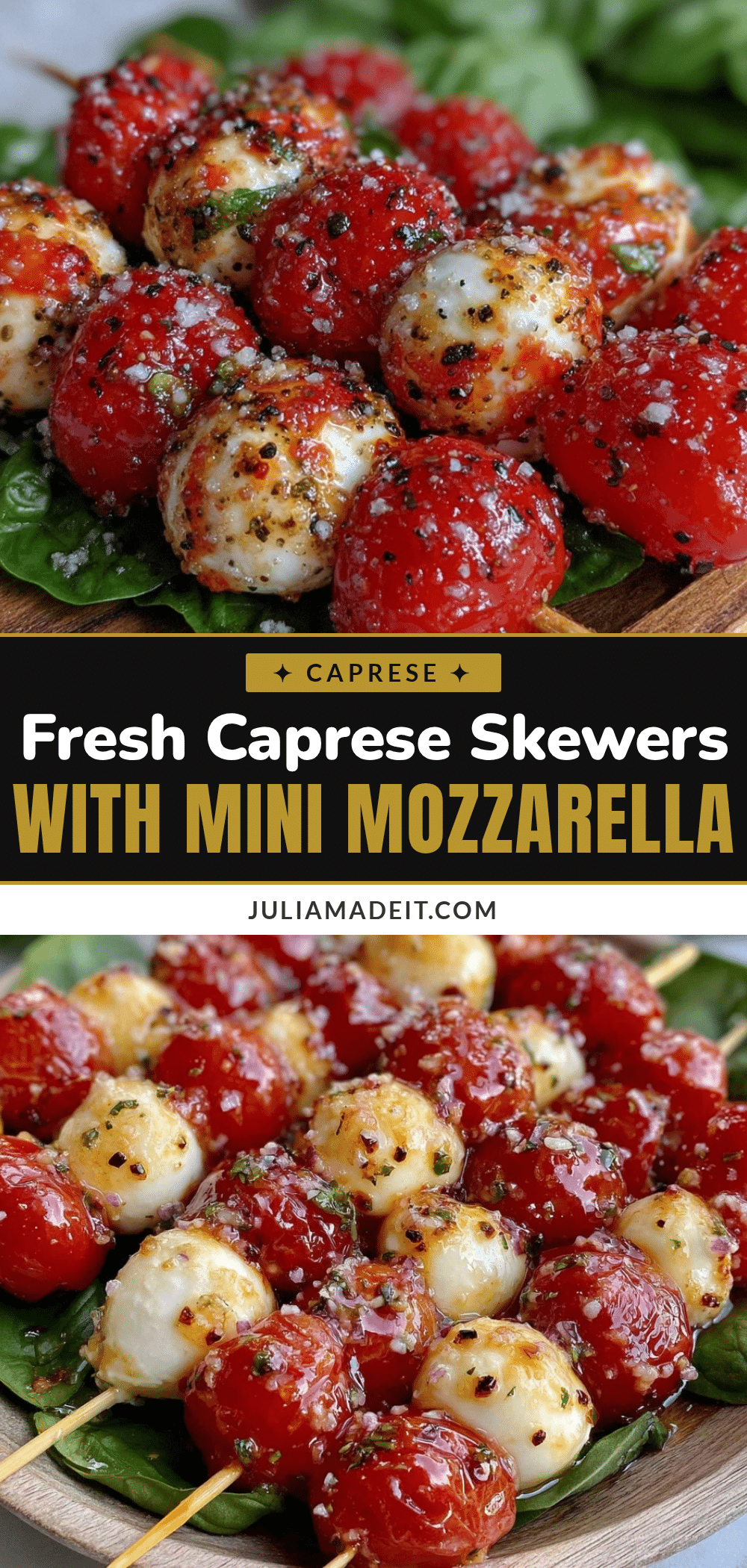 fresh caprese skewer lunch box recipe