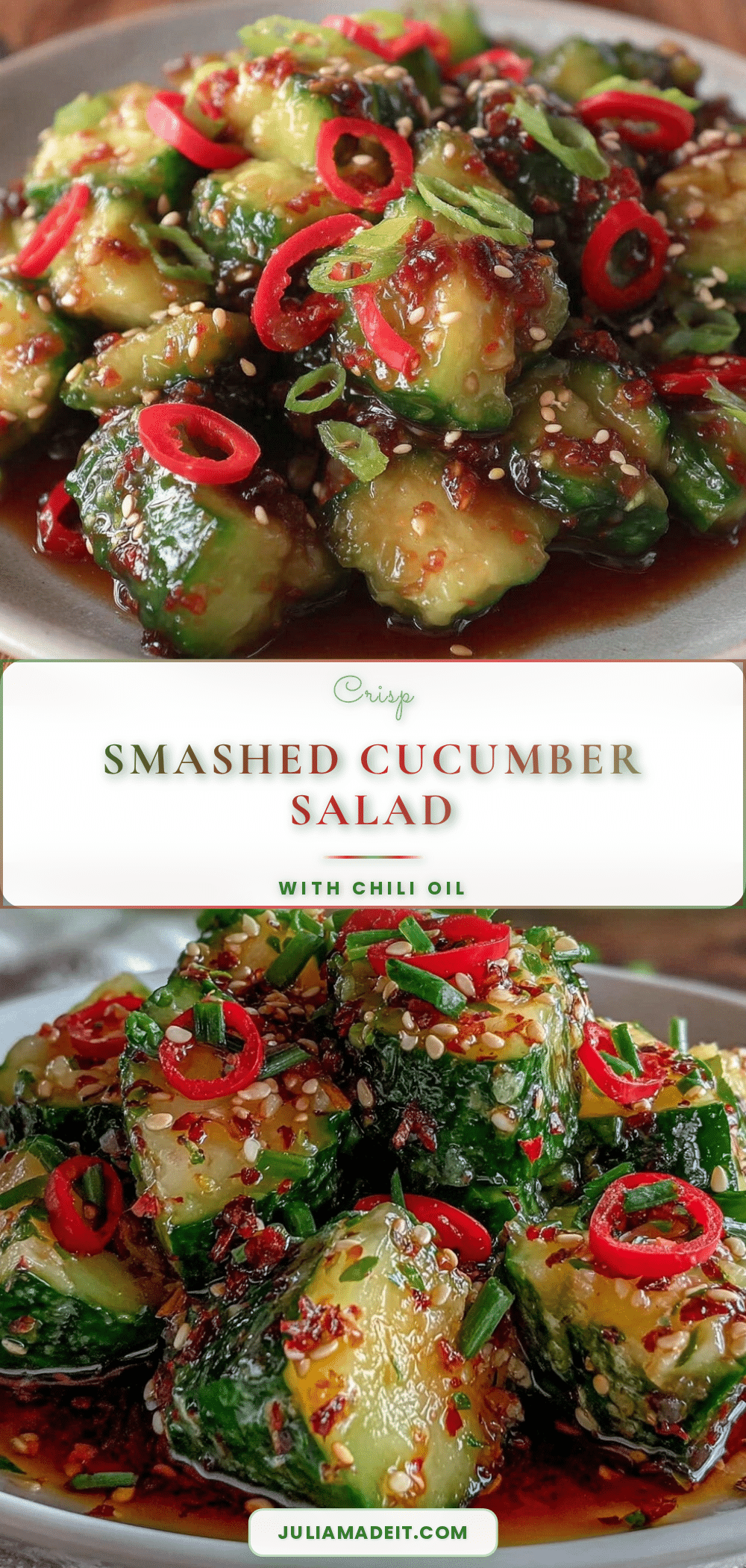 fresh smashed cucumber salad recipe
