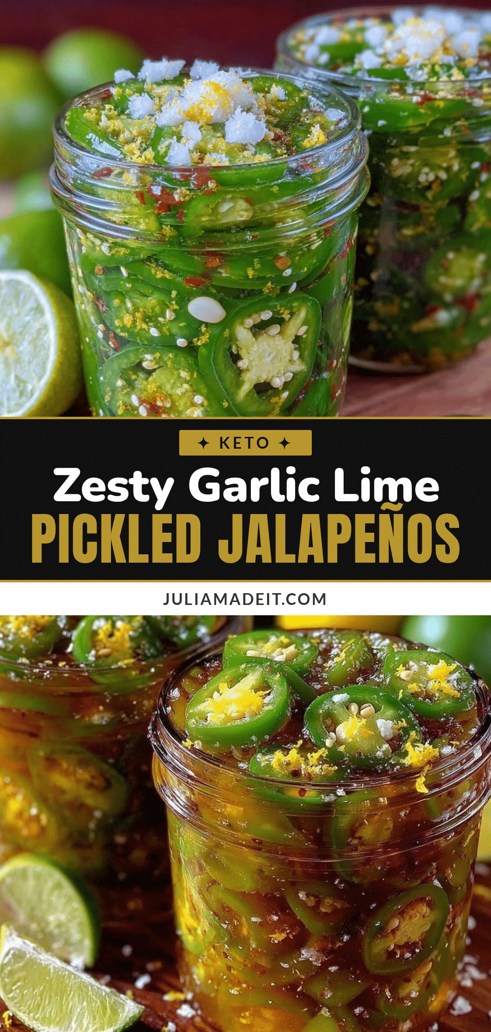 fresh zesty pickled jalapeños recipe