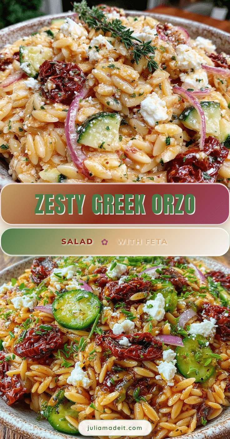 Greek Orzo Pasta Salad recipe