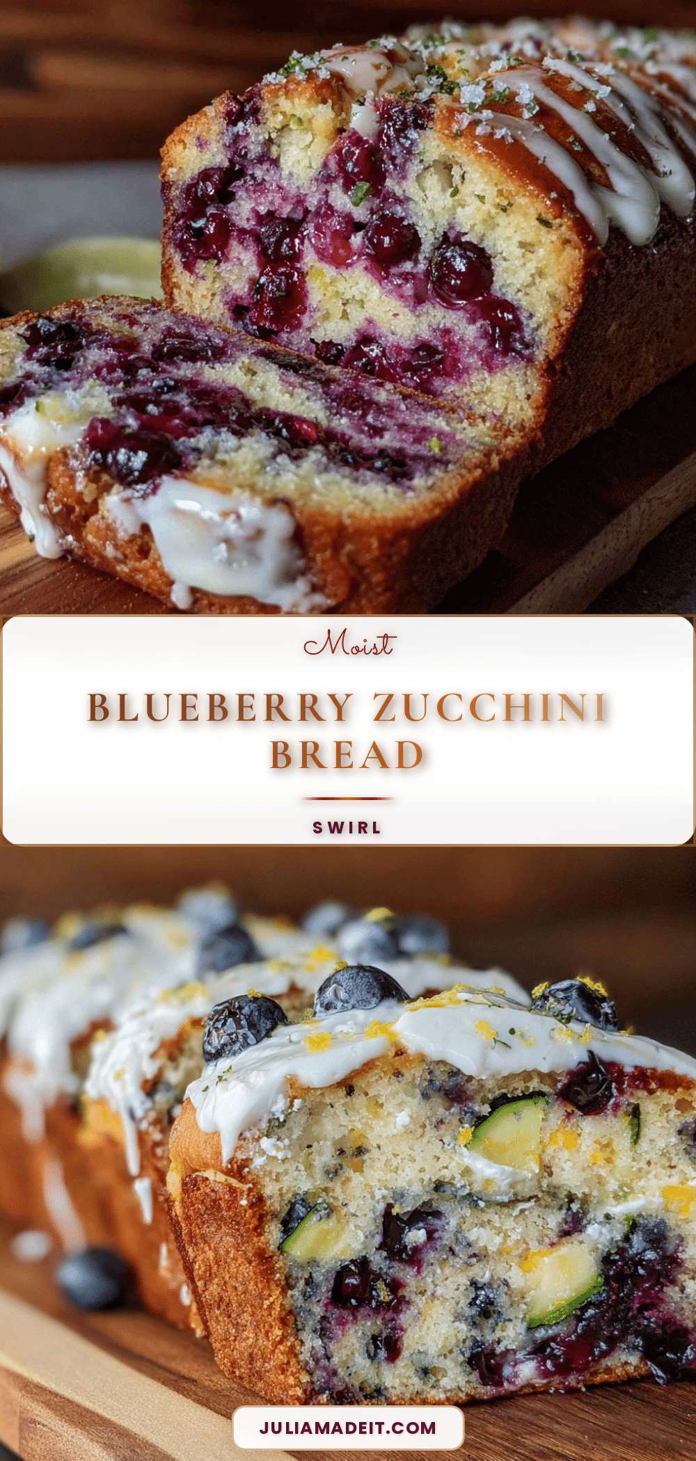 moist blueberry zucchini bread recipe