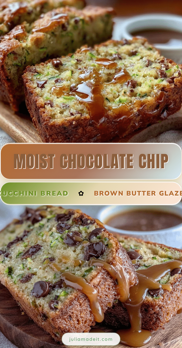 moist chocolate chip zucchini bread recipe