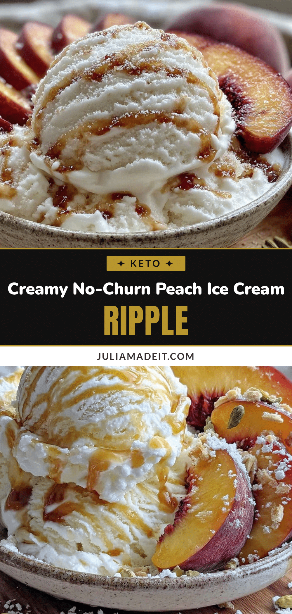 no-churn peach ice cream recipe