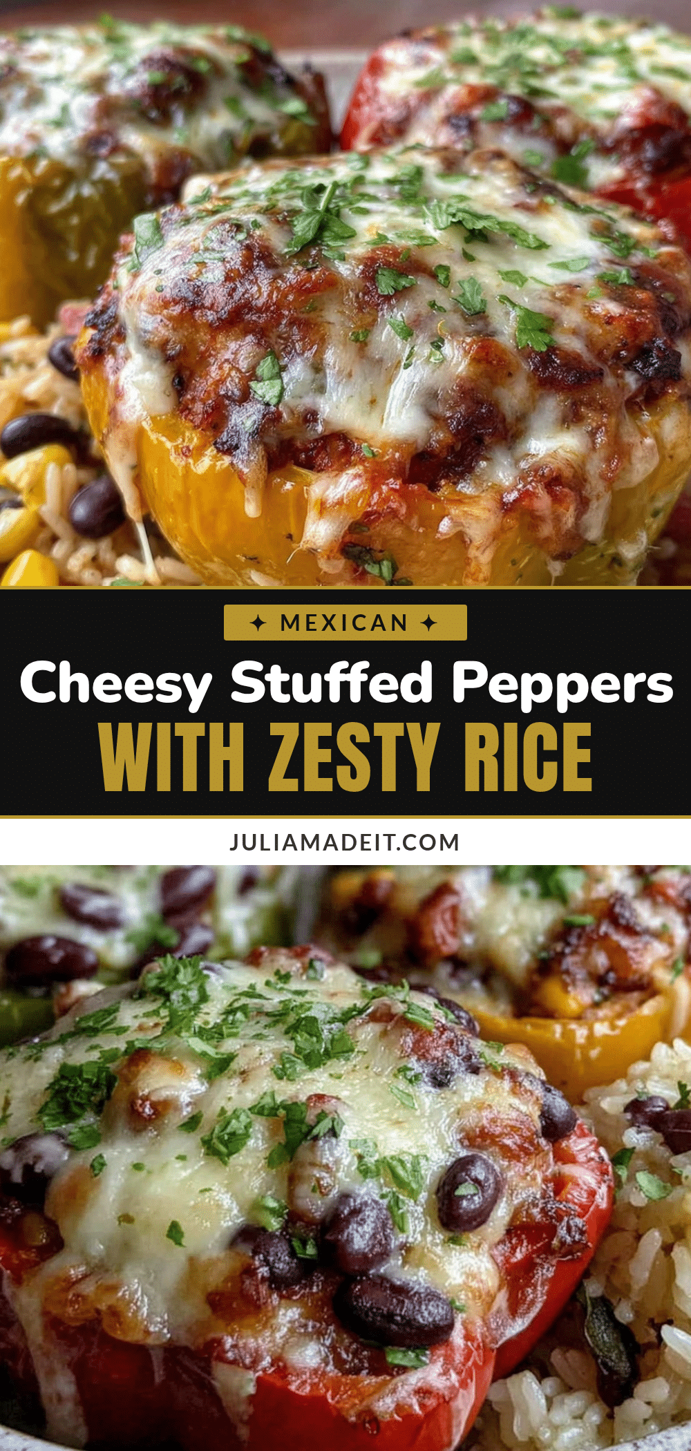 savory cheesy stuffed bell peppers recipe