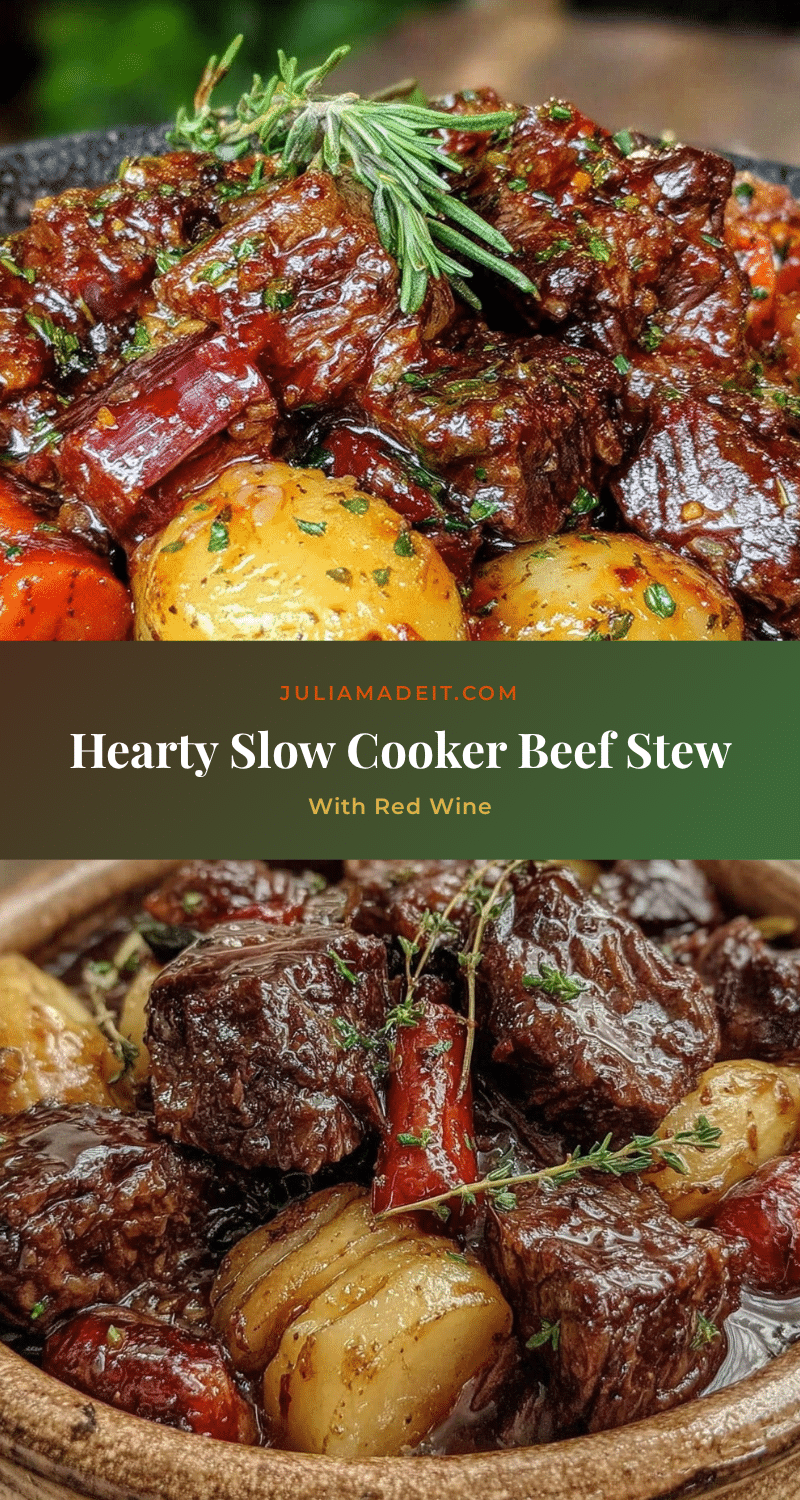 slow cooker beef stew recipe
