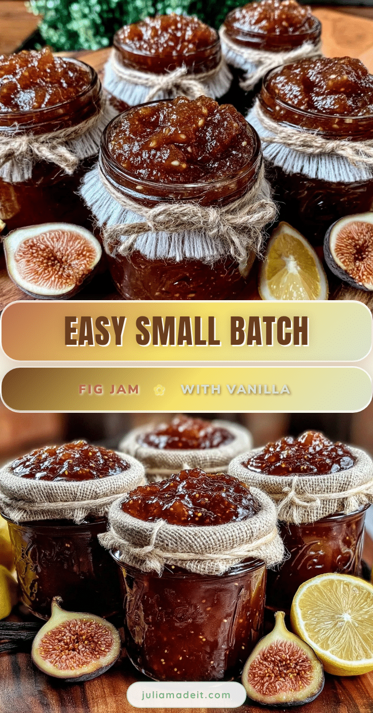 small batch homemade fig jam recipe