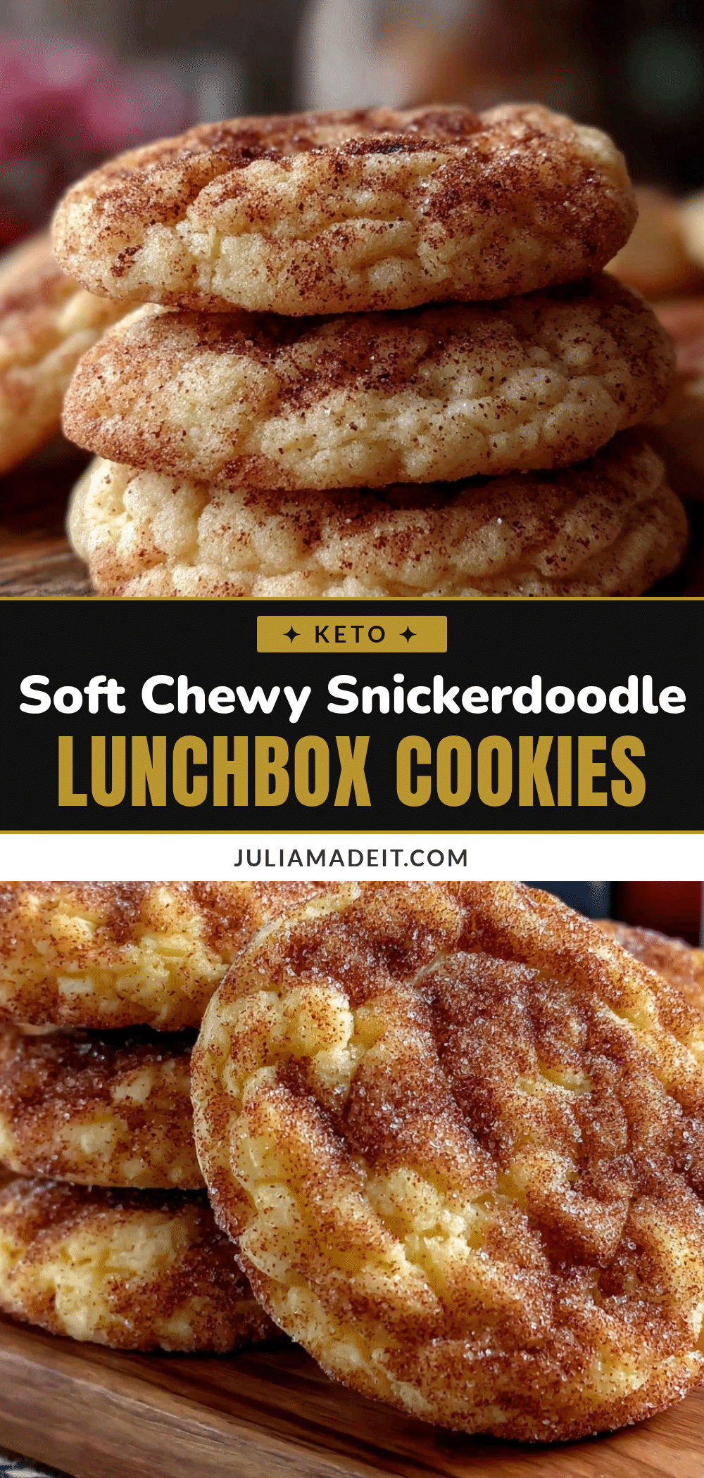 soft snickerdoodle cookies recipe