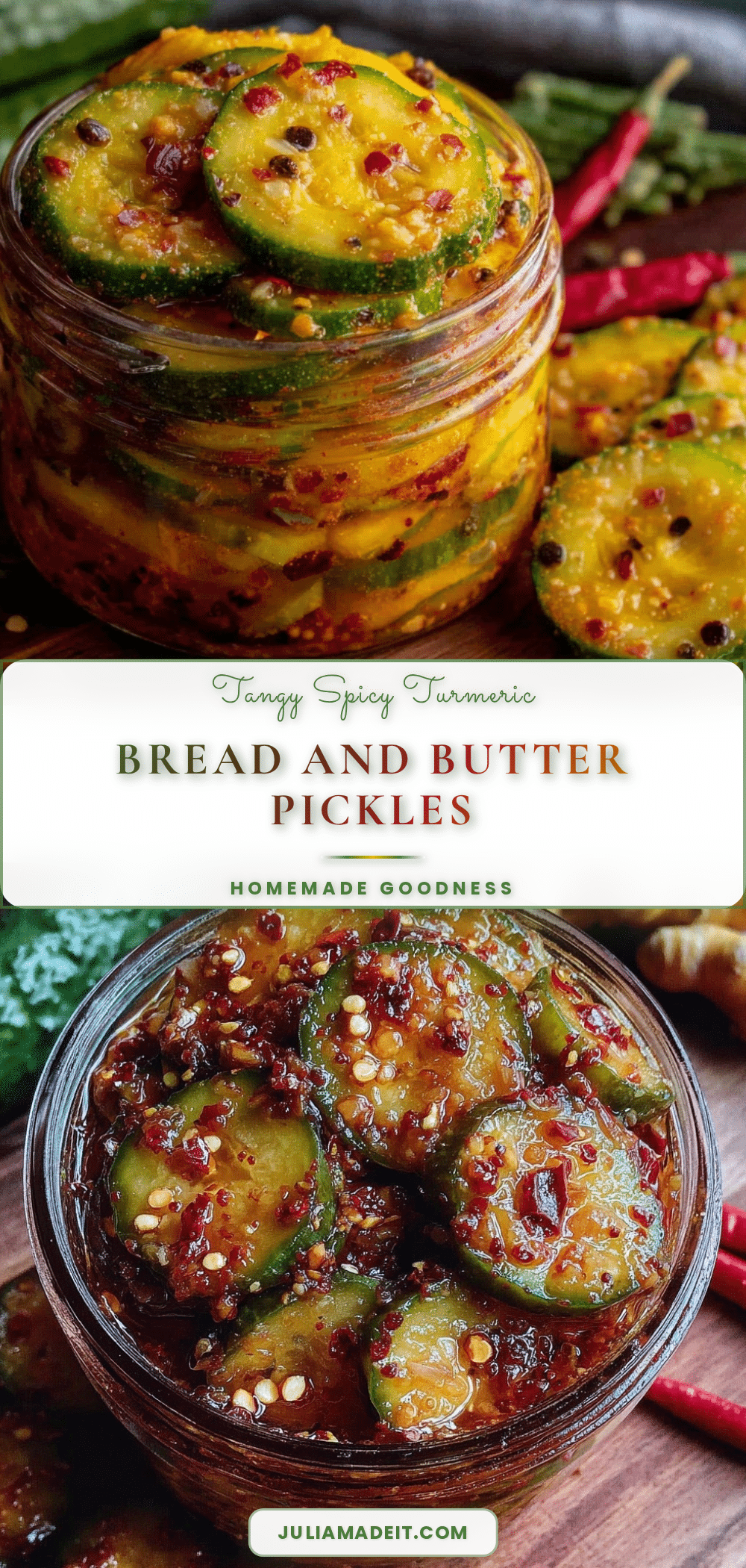 spicy bread and butter refrigerator pickles recipe