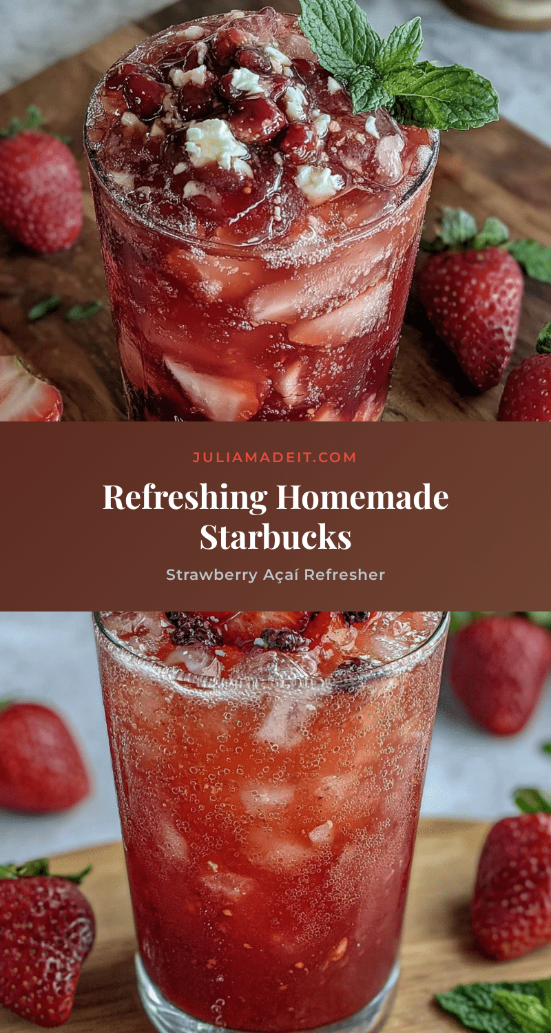 starbucks strawberry açaí refresher recipe recipe