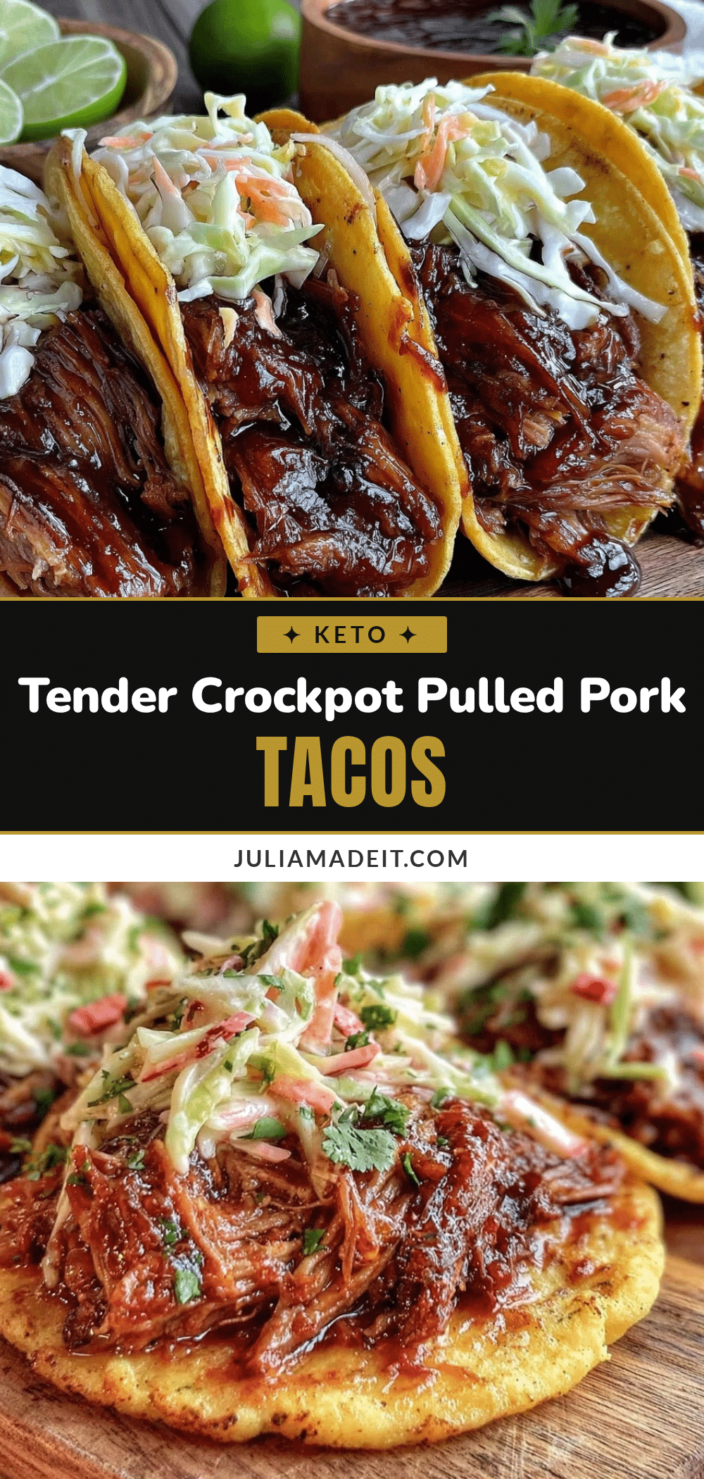 tender crockpot pulled pork tacos recipe