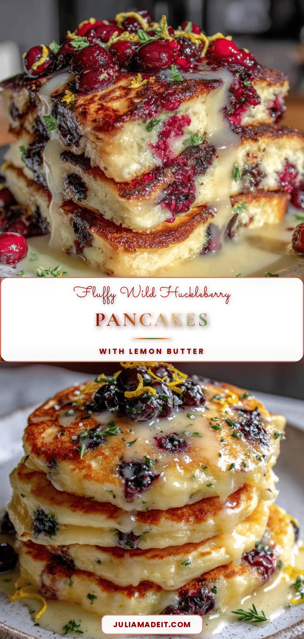 wild huckleberry pancakes recipe
